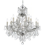 Maria Theresa Chandelier - Polished Chrome / Crystal