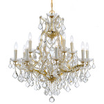 Maria Theresa Chandelier - Gold / Crystal