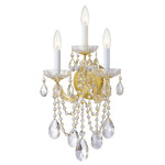 Maria Theresa Wall Sconce - Gold / Crystal