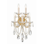 Maria Theresa Wall Sconce - Gold / Crystal