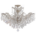 Maria Theresa Grand Ceiling Light Fixture - Polished Chrome / Crystal