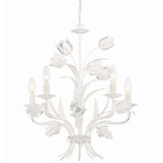 Southport Chandelier - Wet White / White