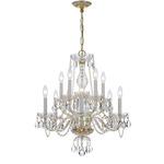Traditional Crystal 5080 Chandelier - Polished Brass / Crystal