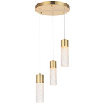 Constellation Multi Light Pendant - Gold / Clear