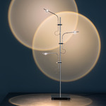 Wa Wa Flex Table Lamp - Nickel / Clear