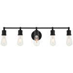 Serif Bathroom Vanity Light - Black