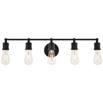 Serif Bathroom Vanity Light - Black