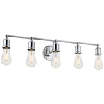 Serif Bathroom Vanity Light - Chrome