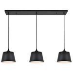 Nota Linear Multi Light Pendant - Black