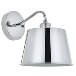 Nota Curved Wall Sconce - Chrome