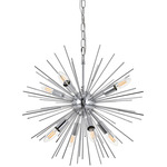 Timber Pendant - Chrome