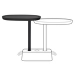 Bricks Buddy Accessory Table Top - Anthracite