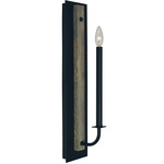 Loft Tall Wall Sconce - Matte Black