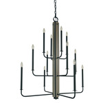 Loft Chandelier - Matte Black