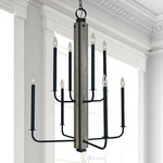 Loft Chandelier - Matte Black