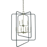 Montrose Chandelier - Matte Black / Pewter