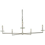 Muse Chandelier - Polished Nickel