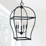 Kenmare Chandelier - Matte Black