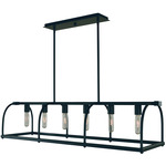 Kenmare Linear Chandelier - Matte Black