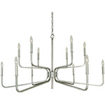 Heidelberg Double Tier Chandelier - Satin Pewter