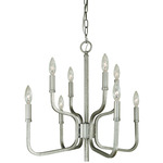 Heidelberg Double Tier Chandelier - Satin Pewter