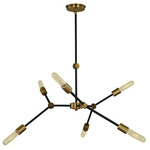 Kinetic Chandelier - Antique Brass