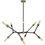 Kinetic Chandelier - Brushed Nickel