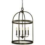 Heidelberg Cage Chandelier - Iron