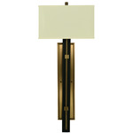 5672 Wall Sconce - Antique Brass / Matte Black / Off White