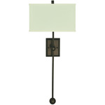 5673 Wall Sconce - Iron / Off White