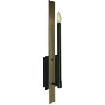 5678 Wall Sconce - Brushed Nickel / Matte Black