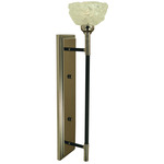 5679 Wall Sconce - Polished Nickel / Matte Black