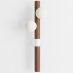 Willow Wall Sconce - Walnut / White