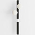 Willow Wall Sconce - Black Oak / White