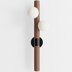 Willow Wall Sconce - Walnut / Black