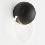 Anchor Wall Sconce - Black Oak / Clear