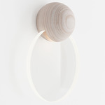 Anchor Wall Sconce - White Oak / Clear