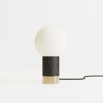 Catkin Table Lamp - Black Oak / Brushed Brass