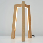 Junction Table Lamp - Natural Oak