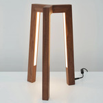 Junction Table Lamp - Walnut