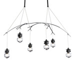Kiwi Chandelier - Black / Clear