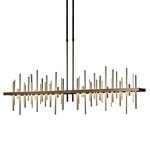 Cityscape Large Linear Pendant - Bronze / Soft Gold