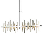 Cityscape Large Linear Pendant - Sterling / Soft Gold