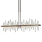 Cityscape Large Linear Pendant - Bronze / Sterling