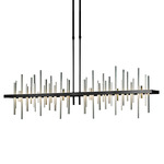 Cityscape Large Linear Pendant - Black / Sterling
