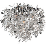 Comet Ceiling Light - Polished Chrome / Crystal