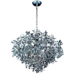 Comet Pendant - Polished Chrome / Crystal