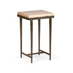 Wick Side Table - Bronze / Natural Maple