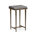 Wick Side Table - Bronze / Grey Maple