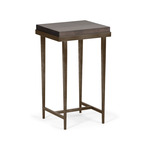 Wick Side Table - Bronze / Espresso Maple